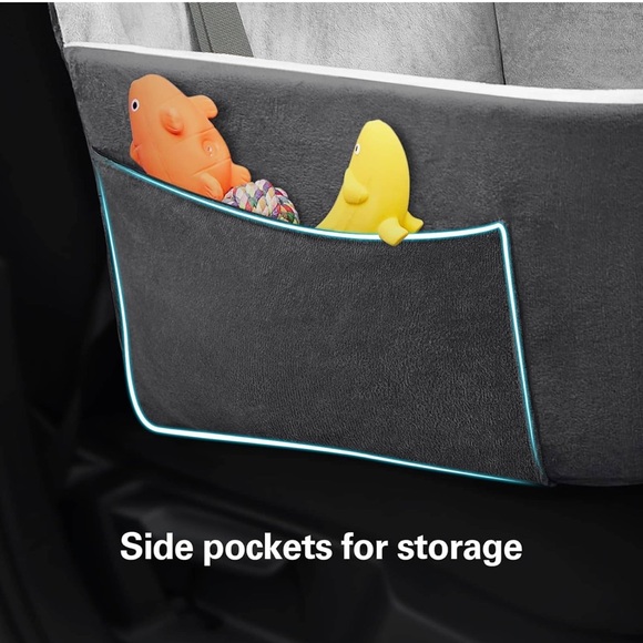 One Pix pet booster seat for car with 6 Inches High Memory Foam Cushion NEW - Picture 4 of 10